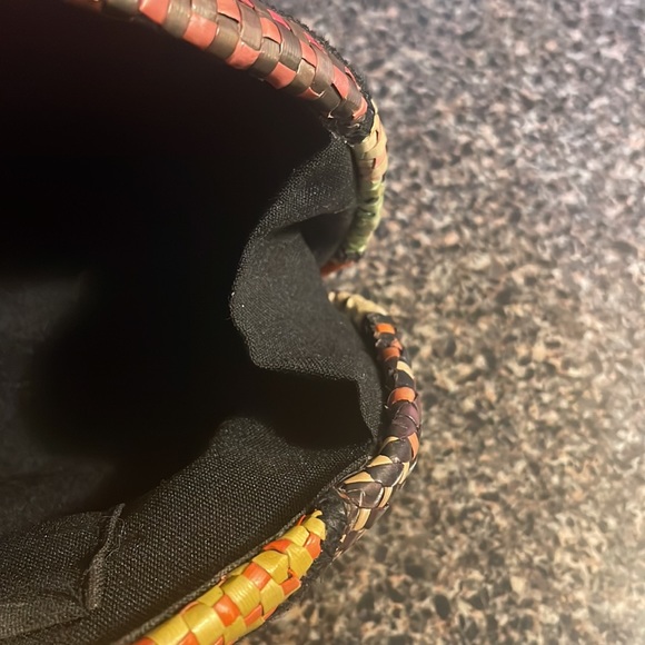 Handmade straw and leather hand bag - Picture 12 of 15